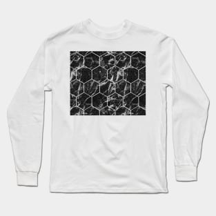 Black Campari - hexagons Long Sleeve T-Shirt